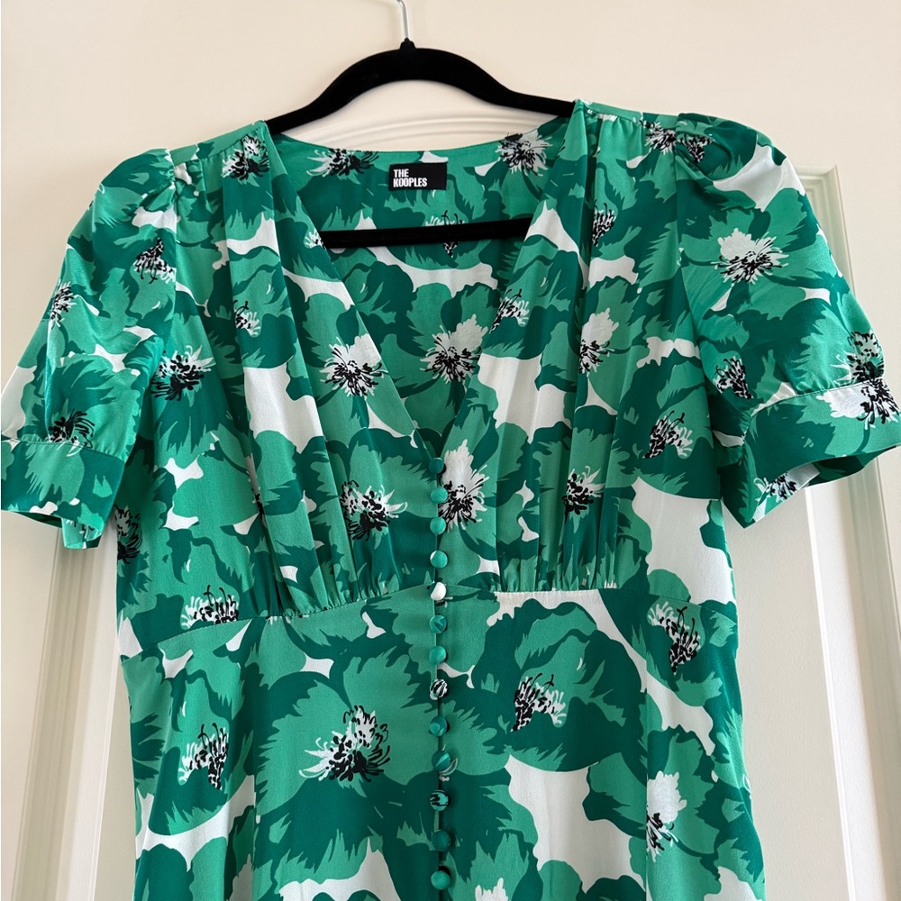 The Kooples Silk Midi Dress - Picture 9 of 10